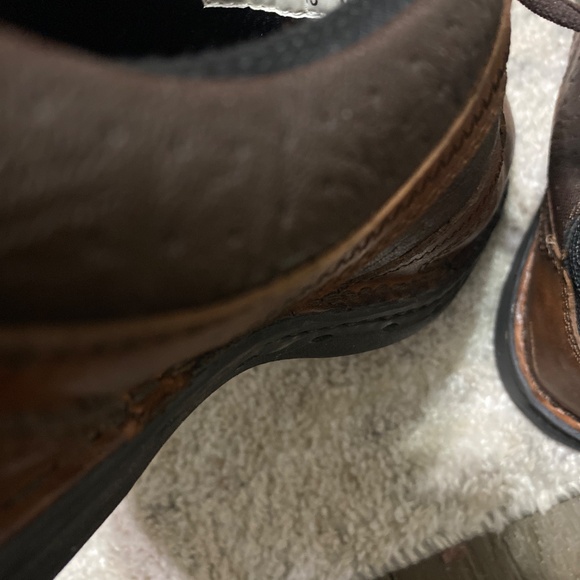 Streetcars Mens brown leather diplomat casual comfort hybrid work shoes size 13 - Picture 7 of 7